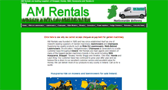 Desktop Screenshot of amrentals.ie